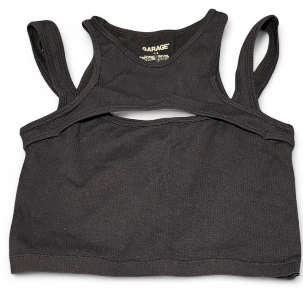 cutout garage cropped tank
